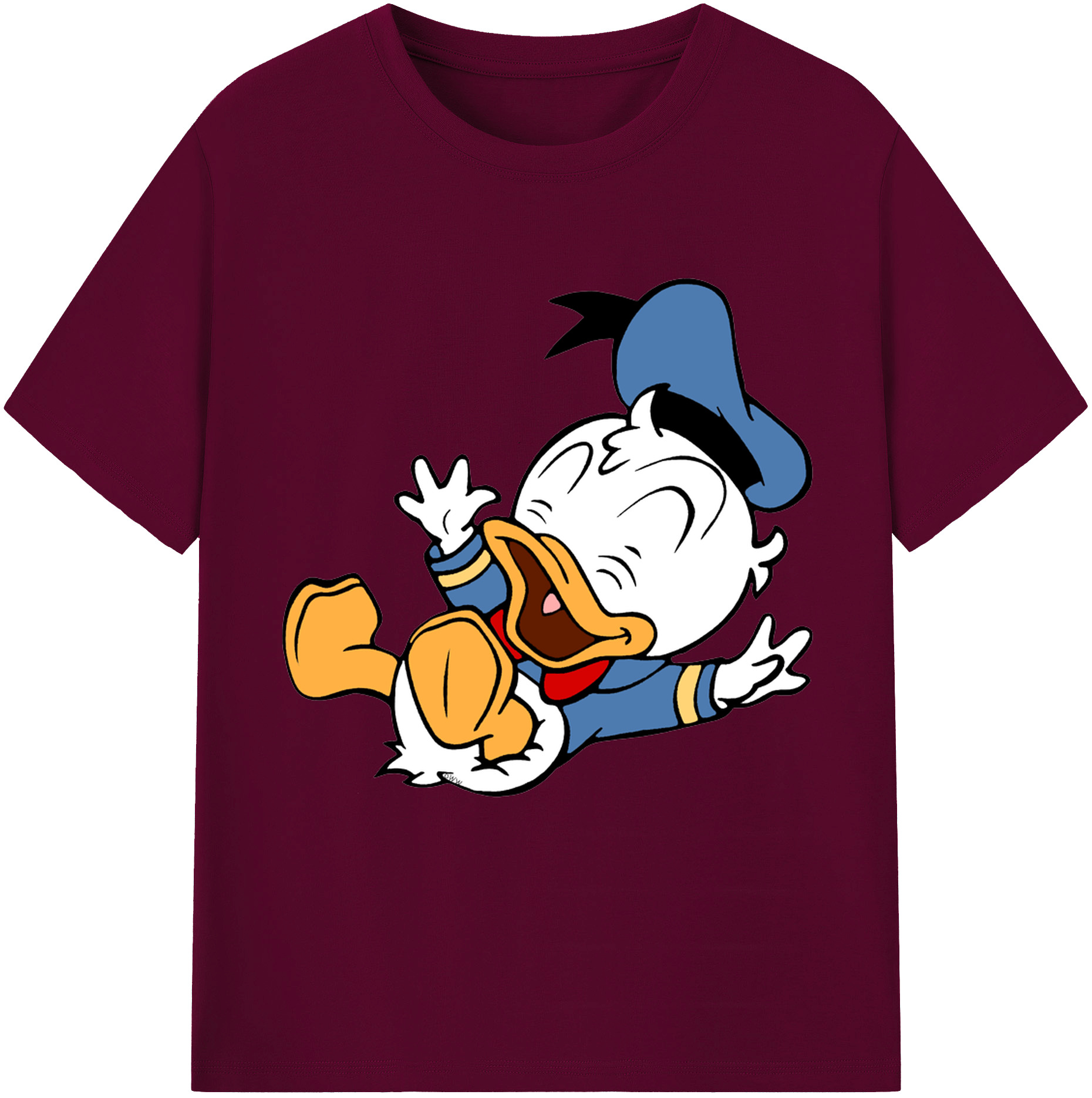 （画像用） ミッキーマウス Mickey Mouse レディースカジュアルプリントTシャツ（綿100％）